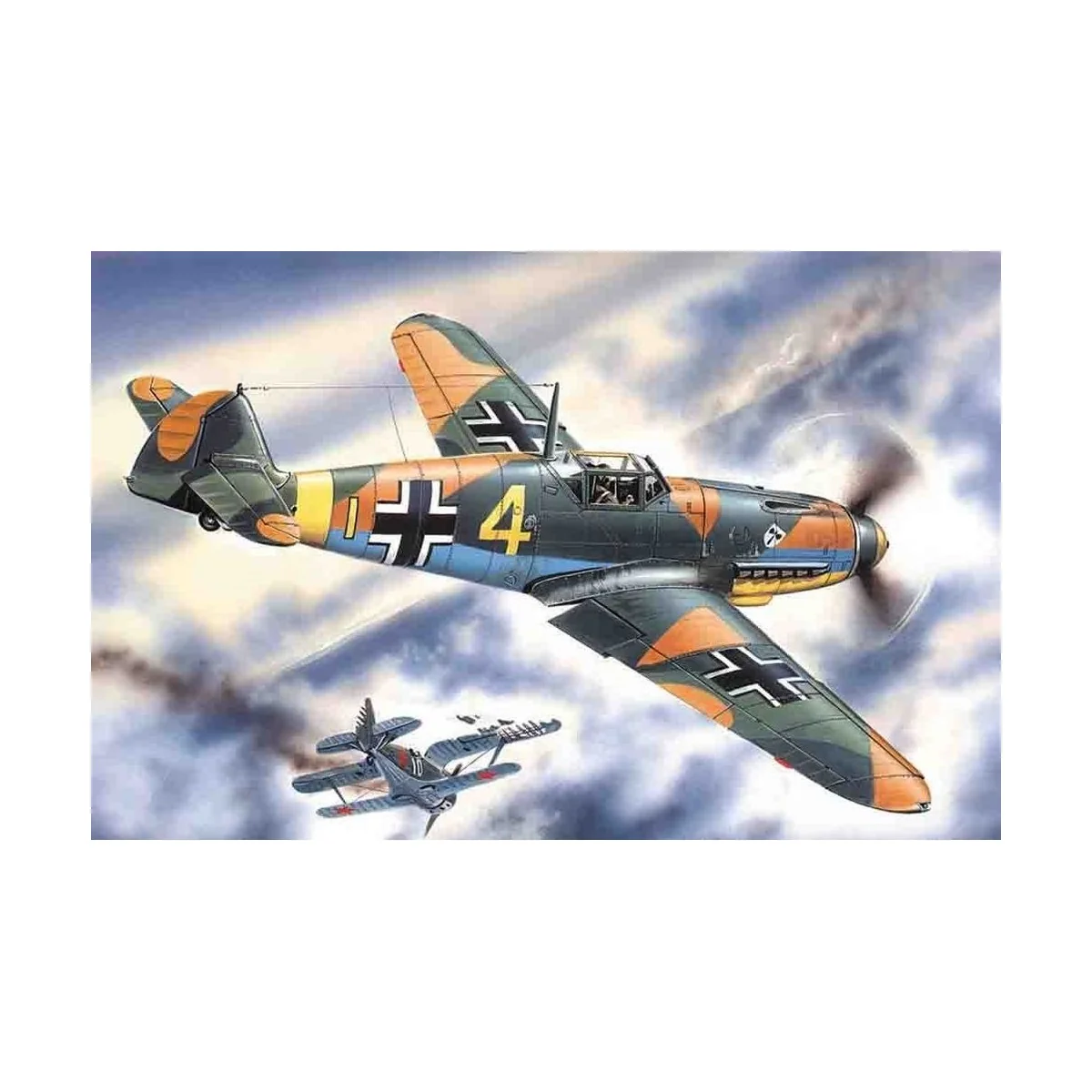 Messerschmitt Bf 109F-4, 1/48 - ICM 48103