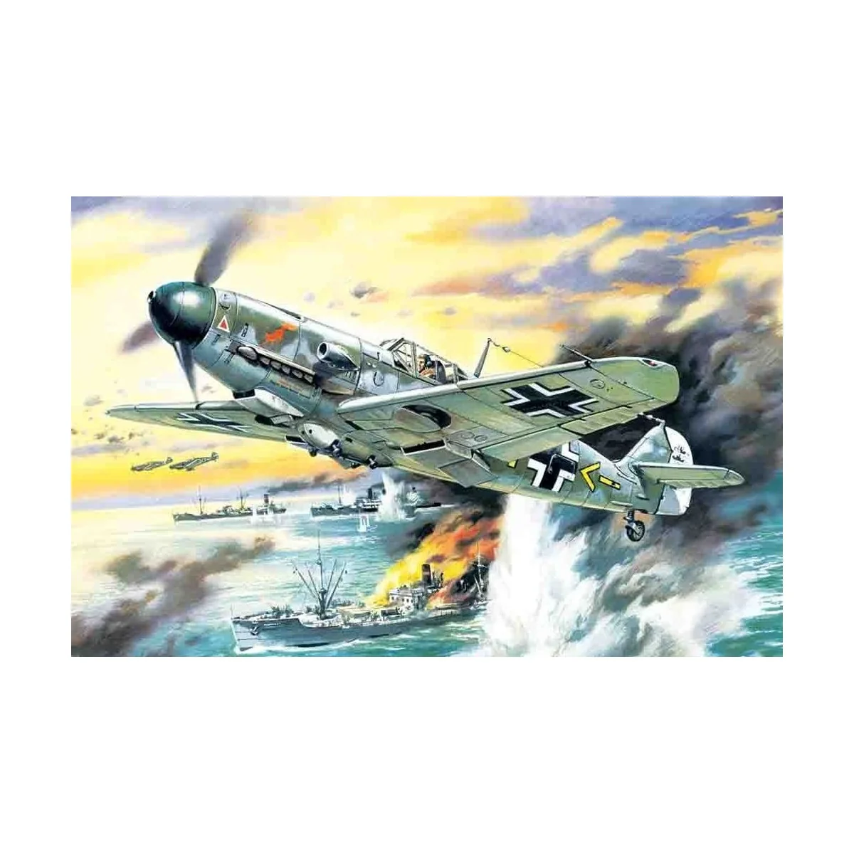 Messerschmitt Bf 109F-4/B, 1/48 - ICM 48104 Messerschmitt Bf 109F-4/B, 1/48 - ICM 48104