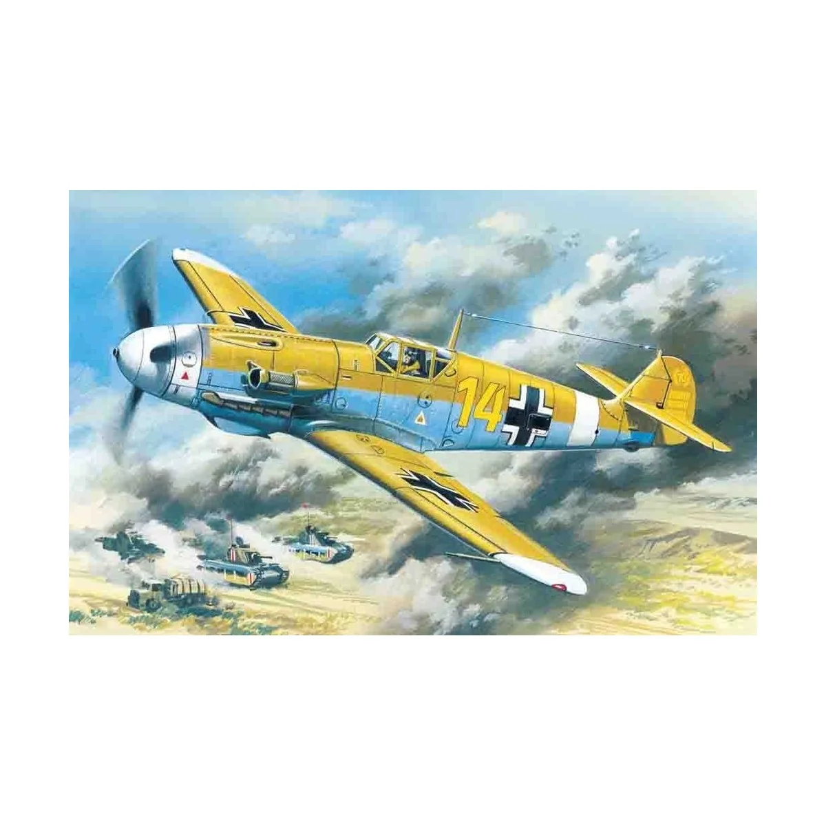 Messerschmitt Bf 109F-4Z/Trop, 1/48 - ICM 48105 Messerschmitt Bf 109F-4Z/Trop, 1/48 - ICM 48105