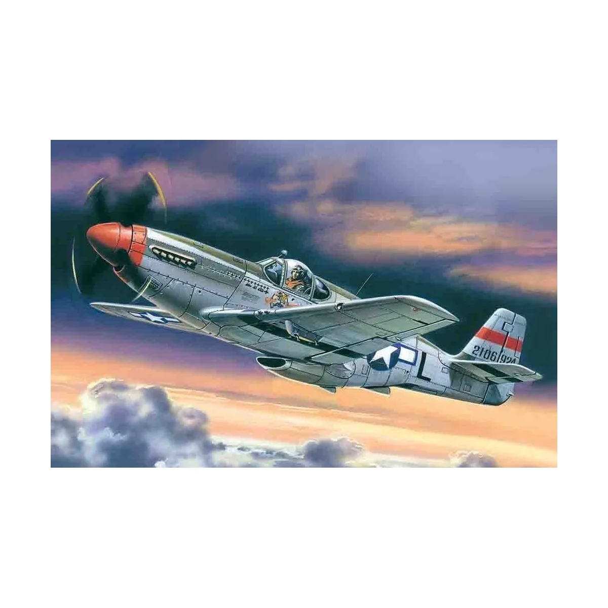 Mustang P-51C American Fighter, 1/48 - ICM 48121 Mustang P-51C American Fighter, 1/48 - ICM 48121