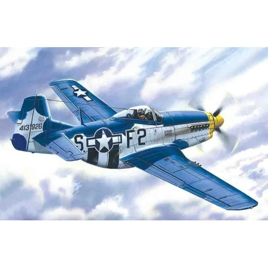 Mustang P-51D-15 WWII American fighter, 1/48 - ICM 48151