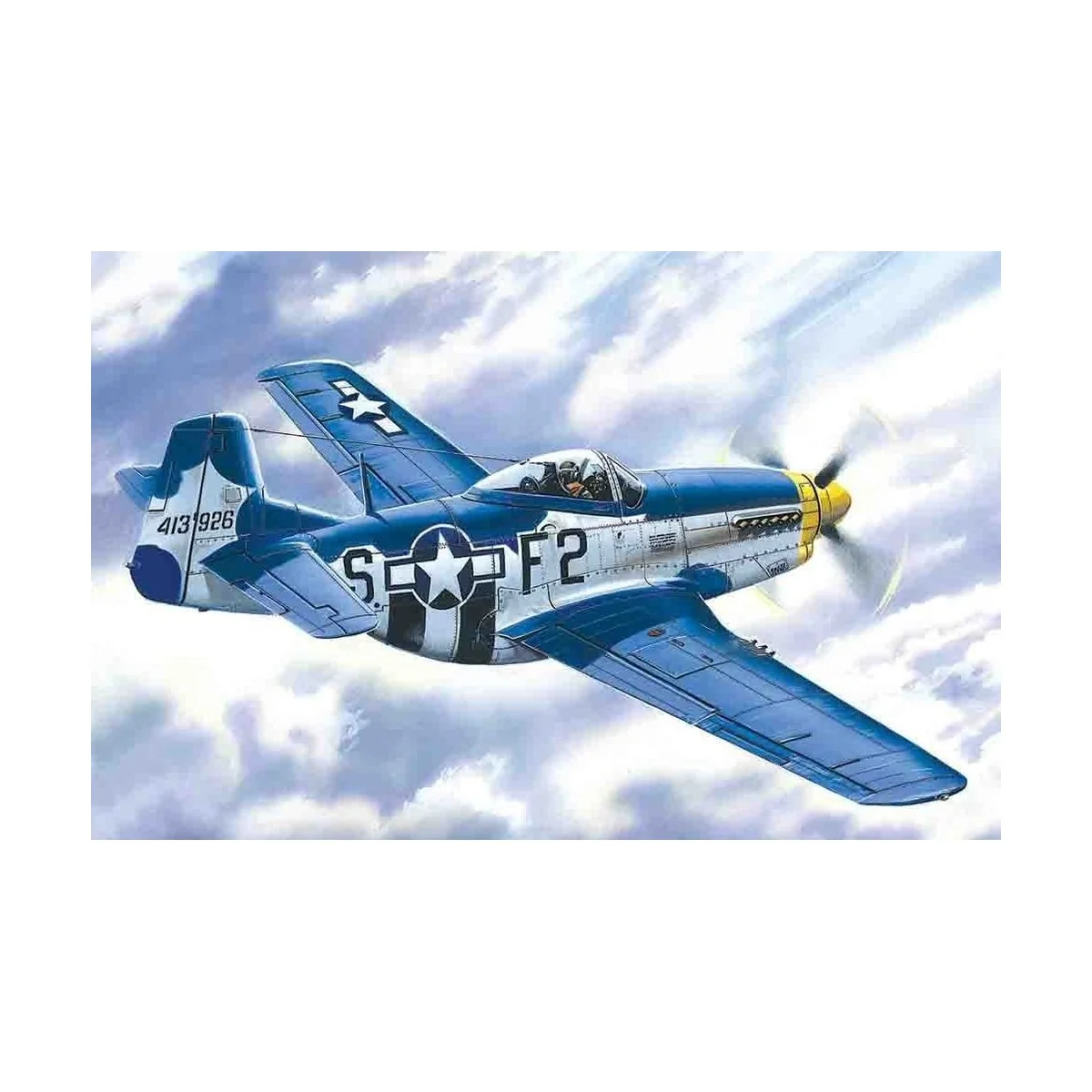 Mustang P-51D-15 WWII American fighter - ICM 48151