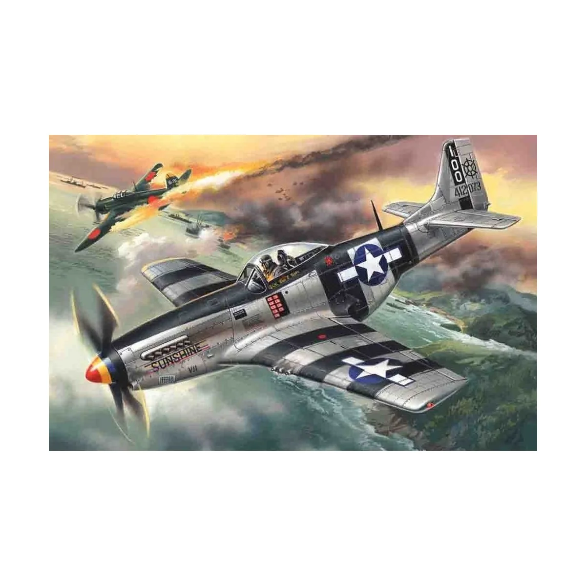 Mustang P-51K, WWII American Fighter, 1/48 - ICM 48154 Mustang P-51K, WWII American Fighter, 1/48 - ICM 48154