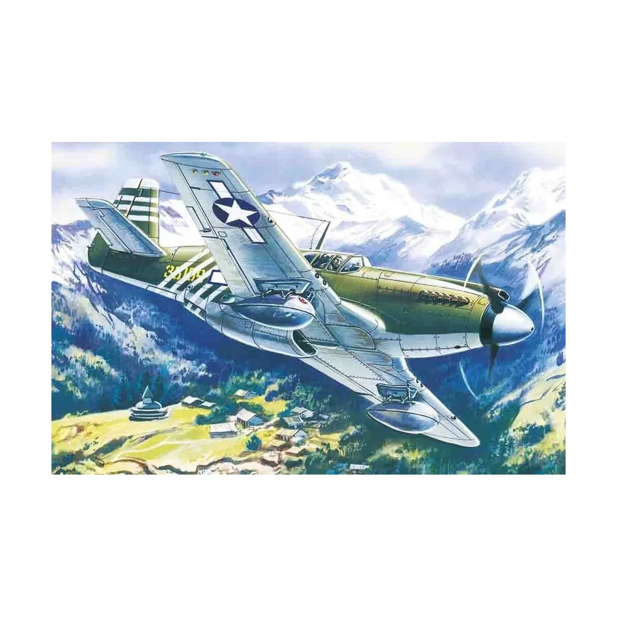 Mustang P-51A WWII American Fighter, 1/48 - ICM 48161 Mustang P-51A WWII American Fighter, 1/48 - ICM 48161