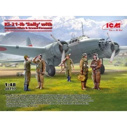 Ki-21-Ib 'Sally' with Japanese Pilots and Ground Personnel, 1/48 - ...