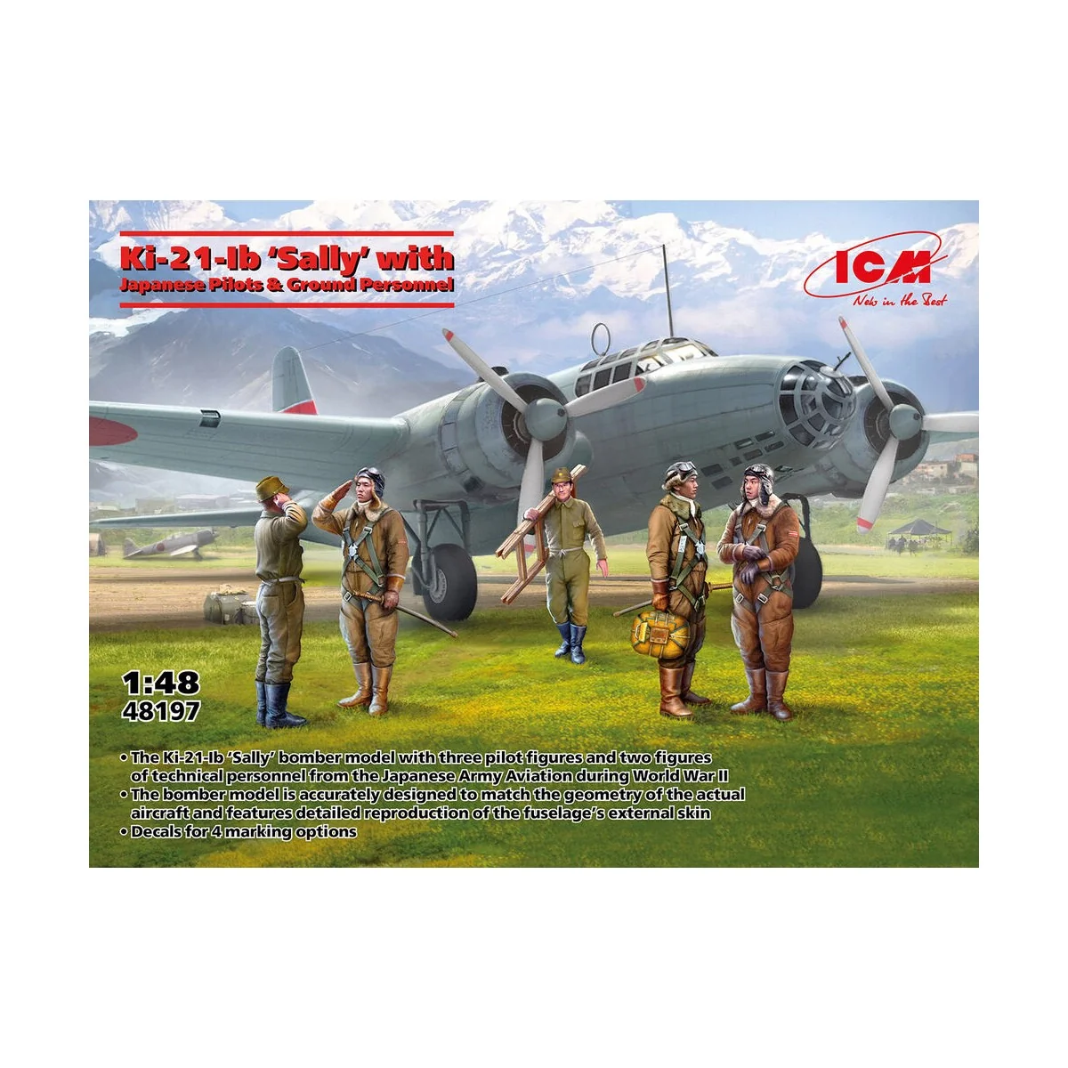 Ki-21-Ib 'Sally' with Japanese Pilots and Ground Personnel, 1/48 - ... Ki-21-Ib 'Sally' with Japanese Pilots and Ground Personnel, 1/48 - ...