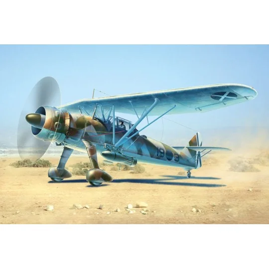 Hs 126A-1 with bomb rack Condor Legion Reconnaissance Plane - ICM 4...