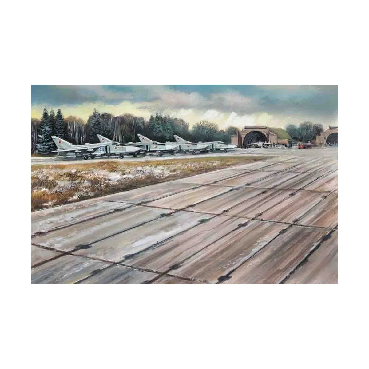 Soviet PAG-14 Airfield Plates 32 pcs, 1/48 - ICM 48231