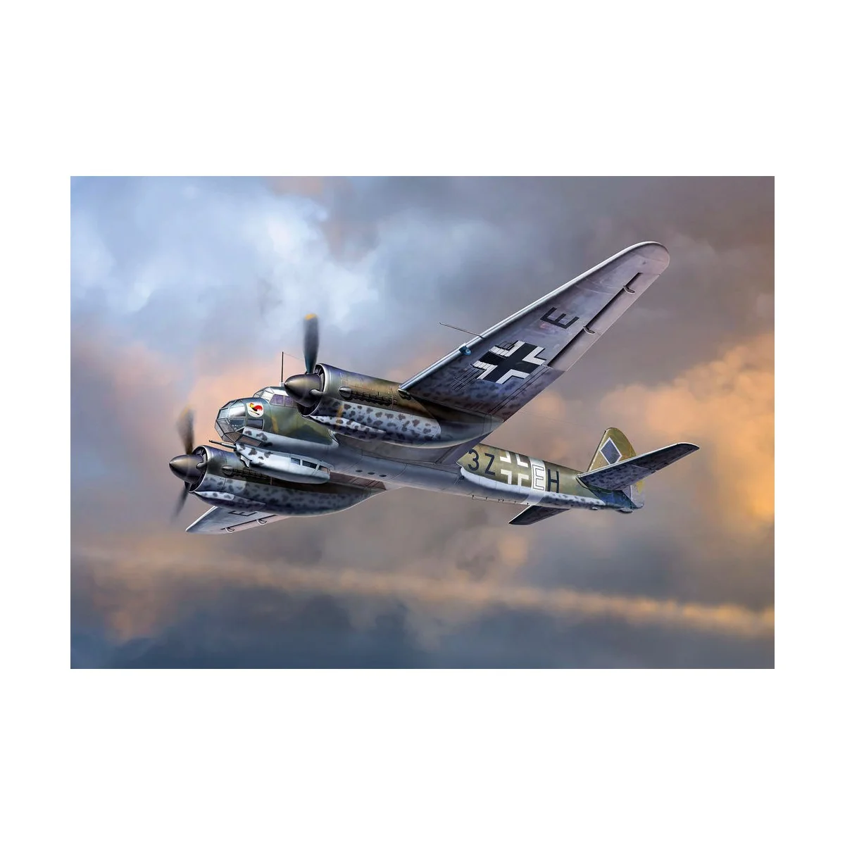 Ju 88A-14, WWII Germann Bomber - ICM 48234