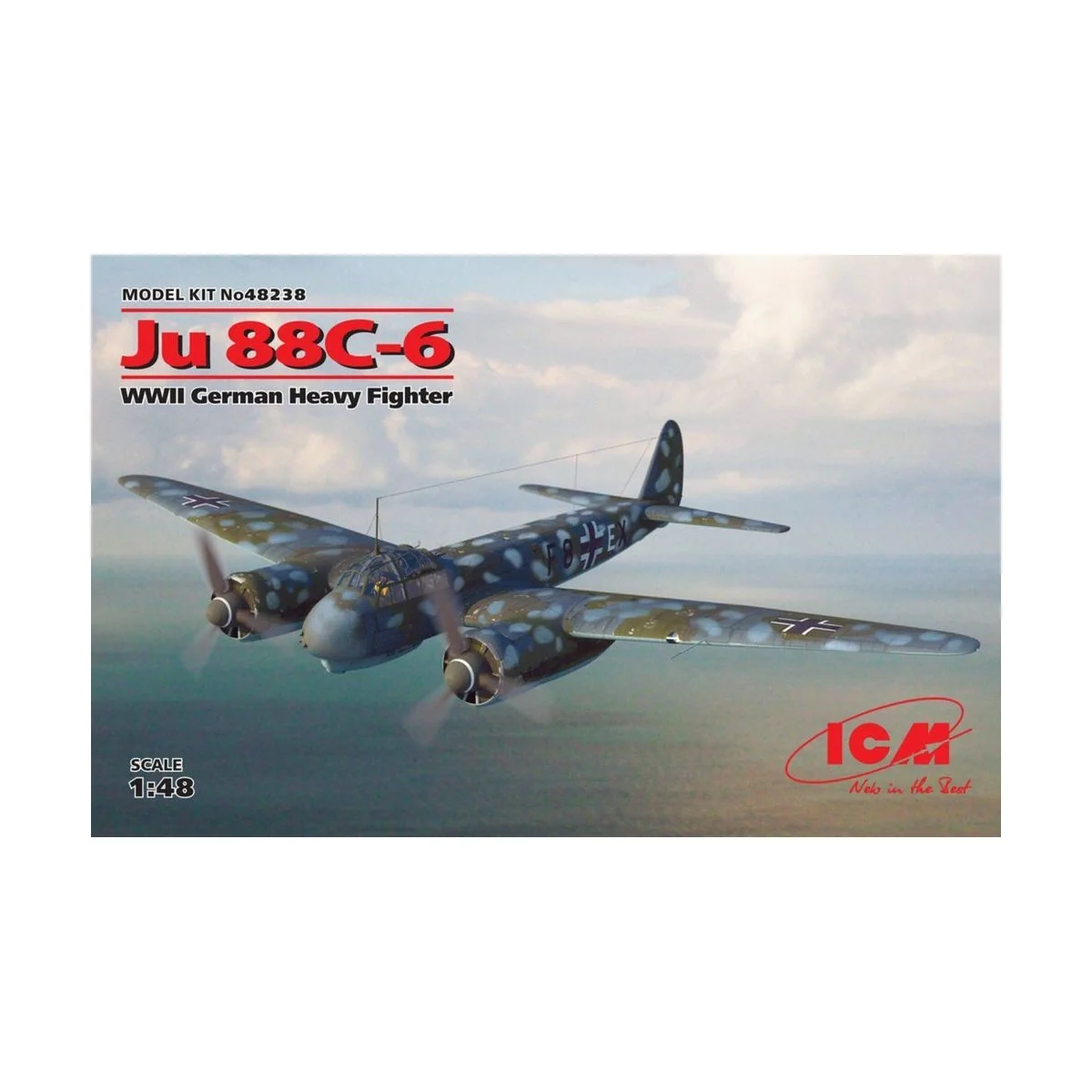 JU 88C-6, WWII German Heavy Fighter - ICM 48238