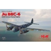 JU 88C-6, WWII German Heavy Fighter, 1/48 - ICM 48238