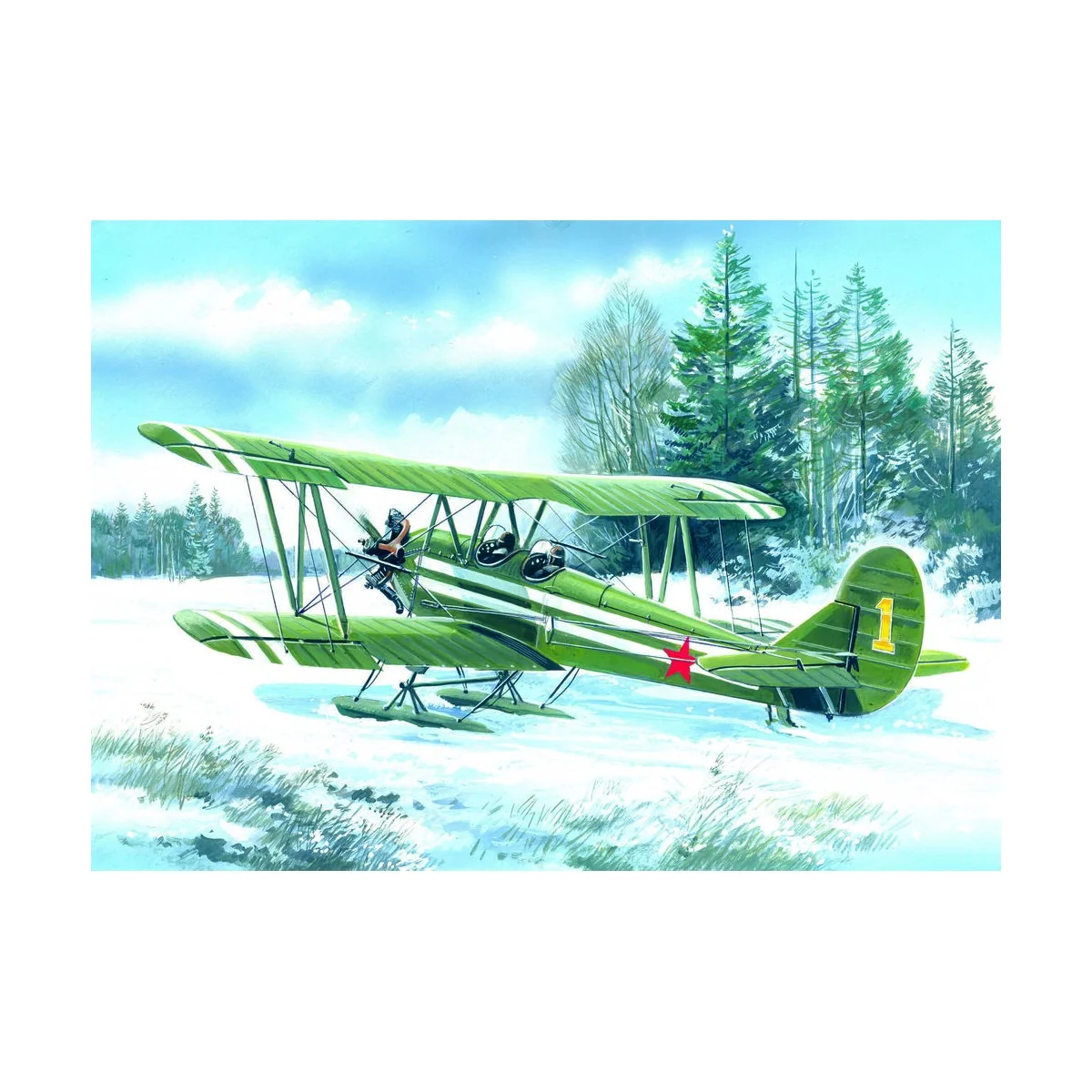 U-2/Po-2,WWII Soviet Multi-Purpose Aircraft - ICM 48251