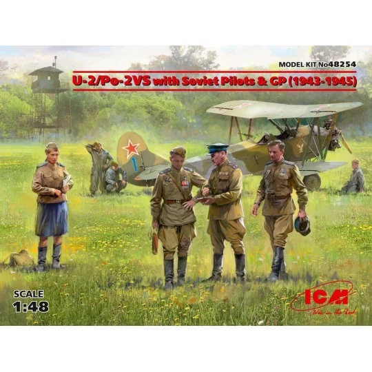 U-2/Po-2VS with Soviet Pilots & GP (1943 -1945) Limited - ICM 48254