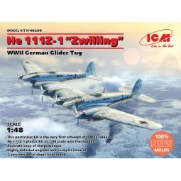 He 111Z-1 Zwilling, WWII German Glider Tug, 1/48 - ICM 48260