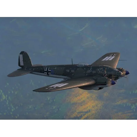 He 111H-3 WWII German Bomber (100% new molds), 1/48 - ICM 48261