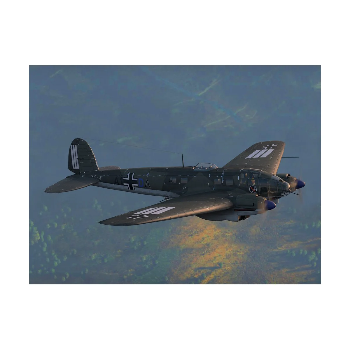 He 111H-3 WWII German Bomber (100% new molds) - ICM 48261