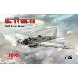 He 111H-16, WWII German Bomber, 1/48 - ICM 48263