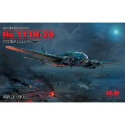 He 111H-20, WWII German Bomber - ICM 48264