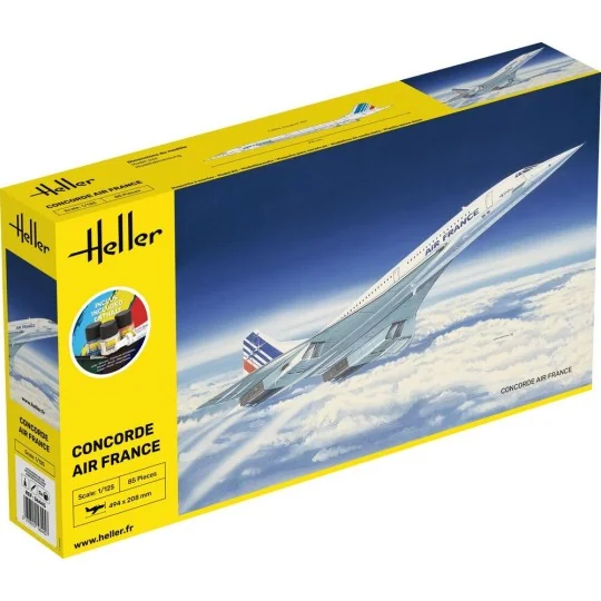 STARTER KIT Concorde AF, 1/125 - Heller 56445 STARTER KIT Concorde AF, 1/125 - Heller 56445