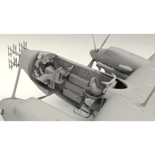 Do 217N-1, WWII German Night Fighter (100% new molds), 1/48 - ICM 4... Do 217N-1, WWII German Night Fighter (100% new molds), 1/48 - ICM 4...