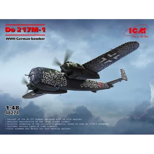Do 217M-1, WWII German bomber - ICM 48274