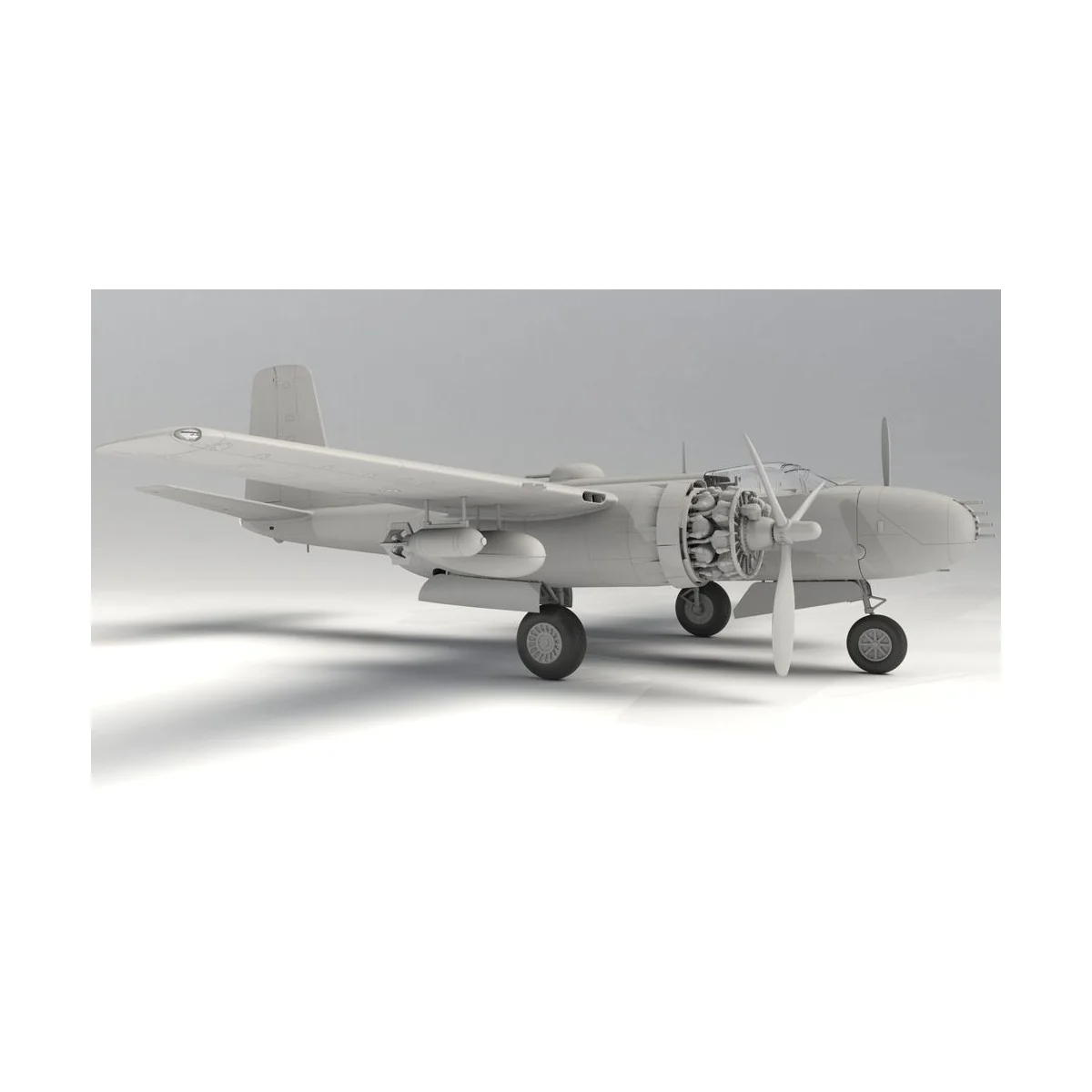 B-26B-50 Invader, Korean War American Bomber, 1/48 - ICM 48281 B-26B-50 Invader, Korean War American Bomber, 1/48 - ICM 48281