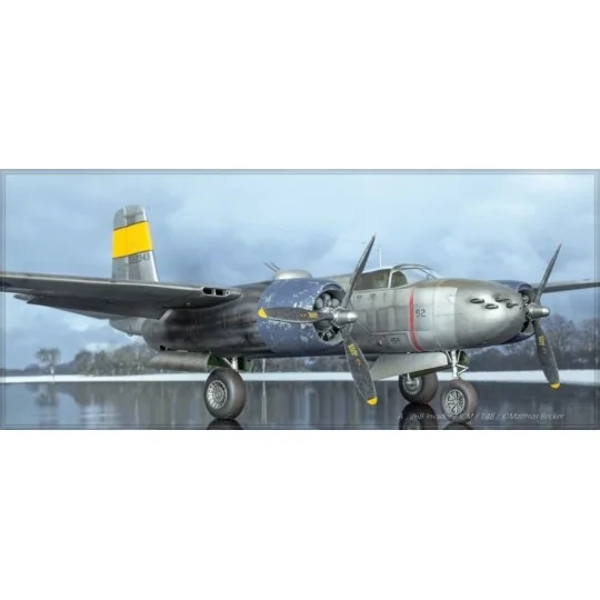 A-26B-15 Invader, WWII American Bomber, 1/48 - ICM 48282