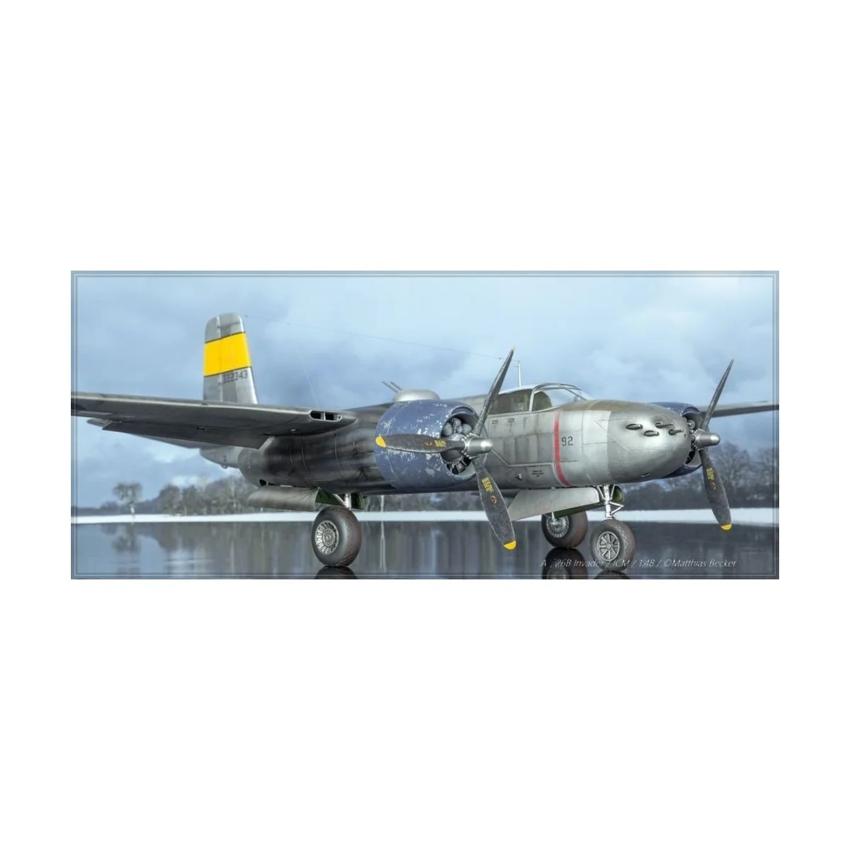 A-26B-15 Invader, WWII American Bomber, 1/48 - ICM 48282