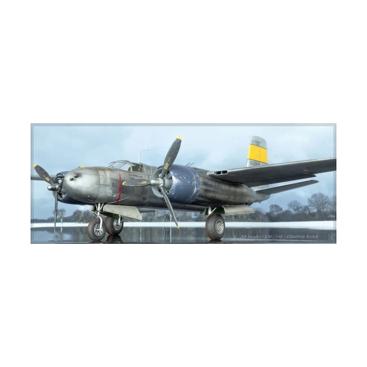 A-26B-15 Invader, WWII American Bomber, 1/48 - ICM 48282