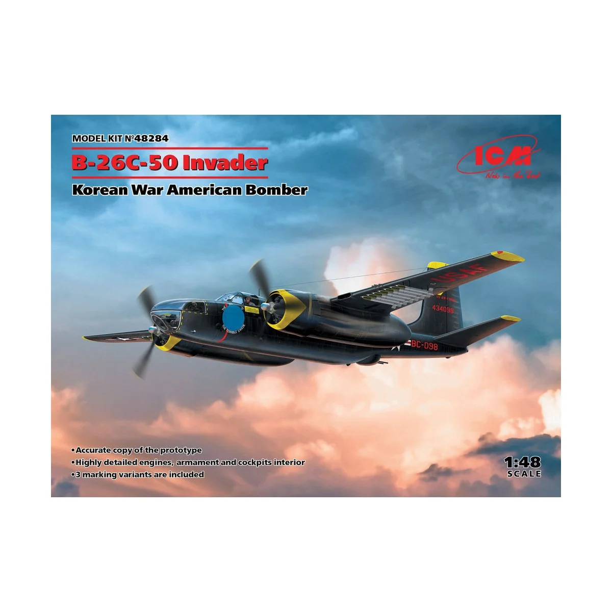 B-26-50 Invader, Korean War American Bomber - ICM 48284
