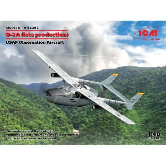 O-2A (late production), USAF Observation Aircraft, 1/48 - ICM 48292