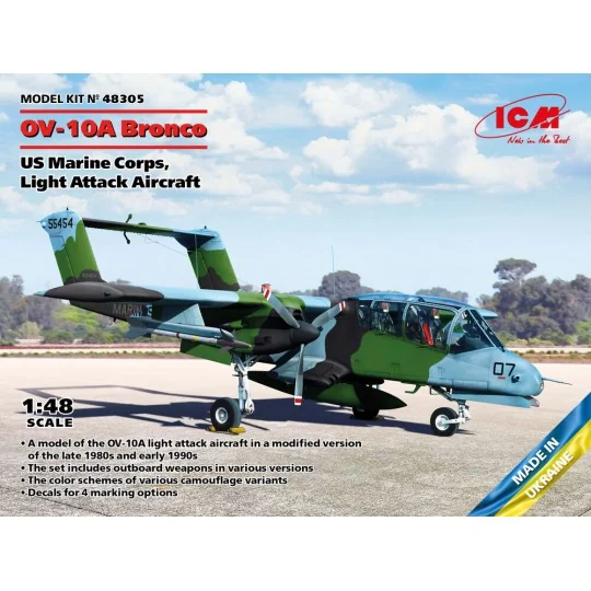 OV-10A Bronco US Marine Corps, Light Attack Aircraft, 1/48 - ICM 48305 OV-10A Bronco US Marine Corps, Light Attack Aircraft, 1/48 - ICM 48305