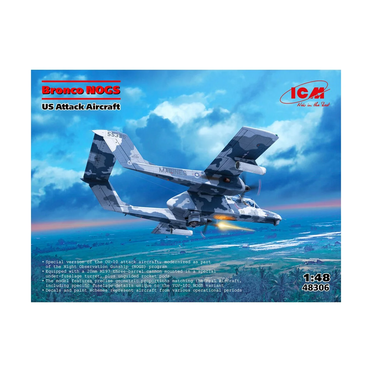 Bronco NOGS, US Attack Aircraft, 1/48 - ICM 48306