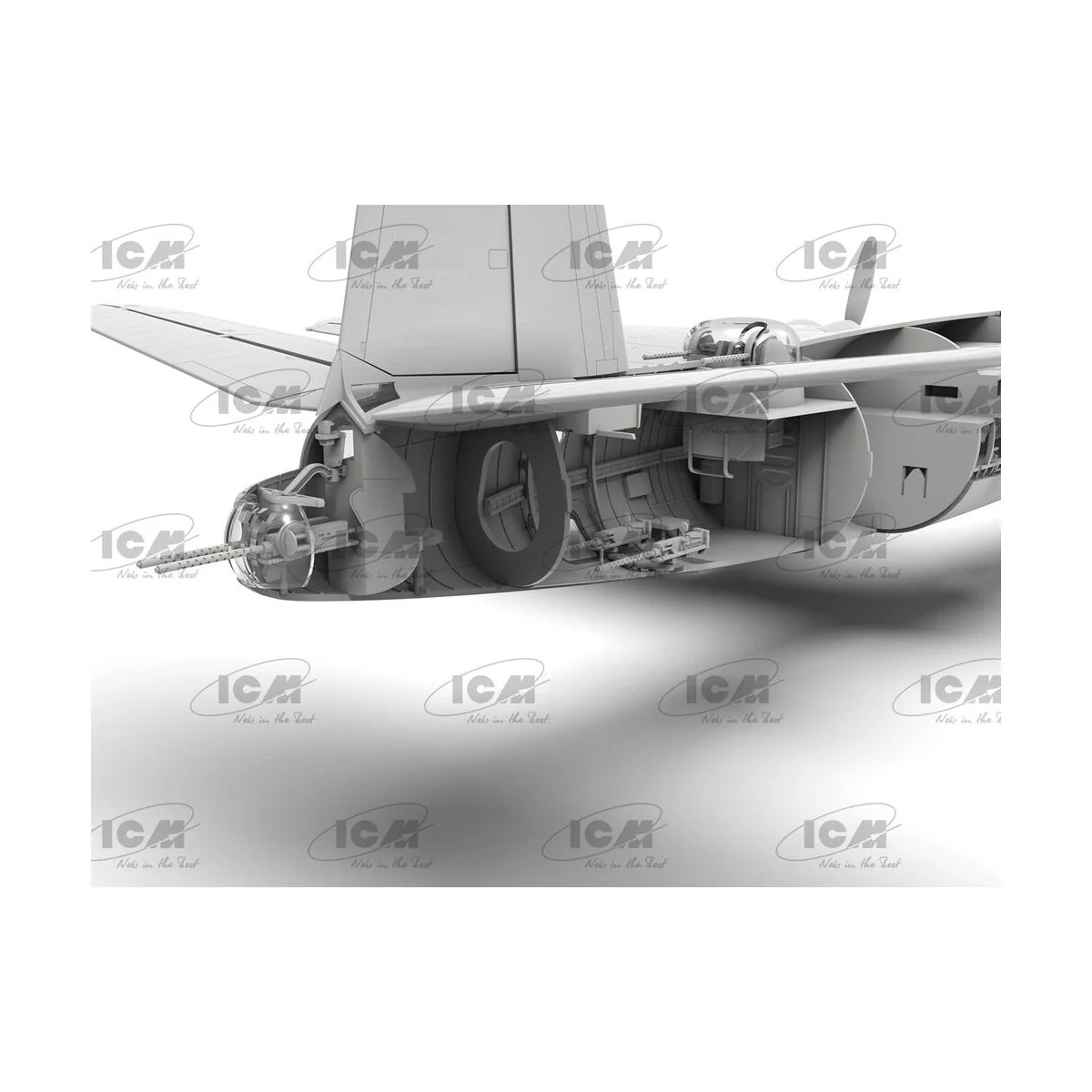 B-26B Marauder, WWII American Bomber (100% new molds), 1/48 - ICM 4...