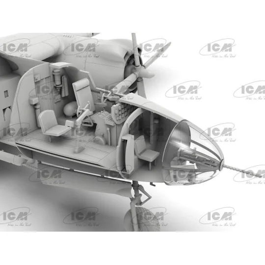 B-26B Marauder, WWII American Bomber (100% new molds), 1/48 - ICM 4...