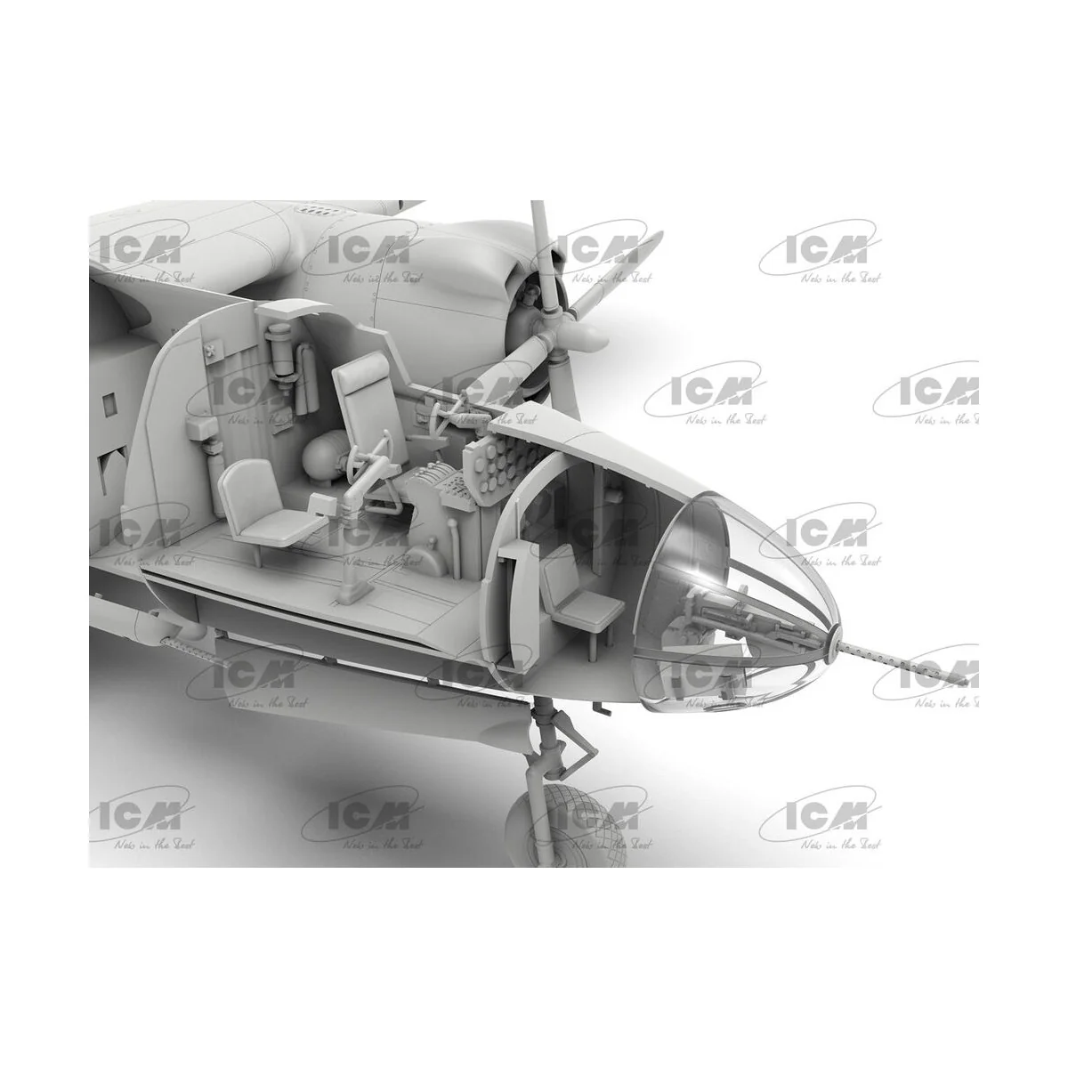 B-26B Marauder, WWII American Bomber (100% new molds), 1/48 - ICM 4...