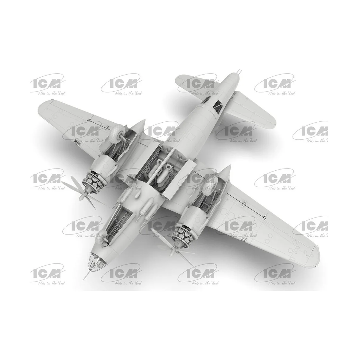 B-26B Marauder, WWII American Bomber (100% new molds), 1/48 - ICM 4...