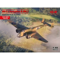 HP.52 Hampden B.Mk.I WWII British bomber (100% new molds), 1/48 - I...