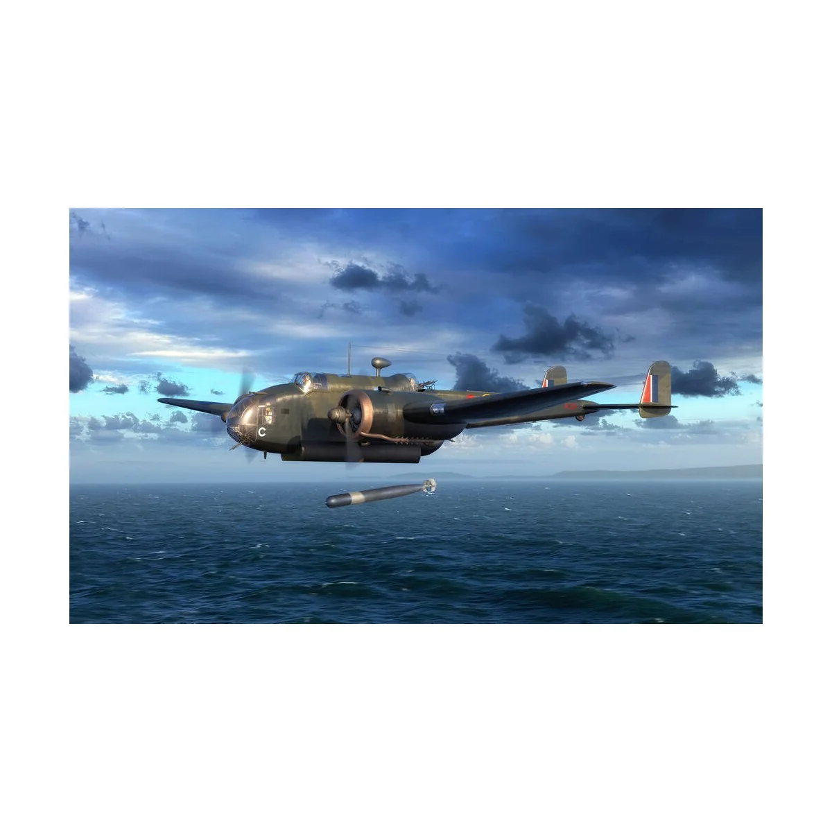 HP.52 Hampden TB.Mk.I WWII British torpedo bomber - ICM 48353