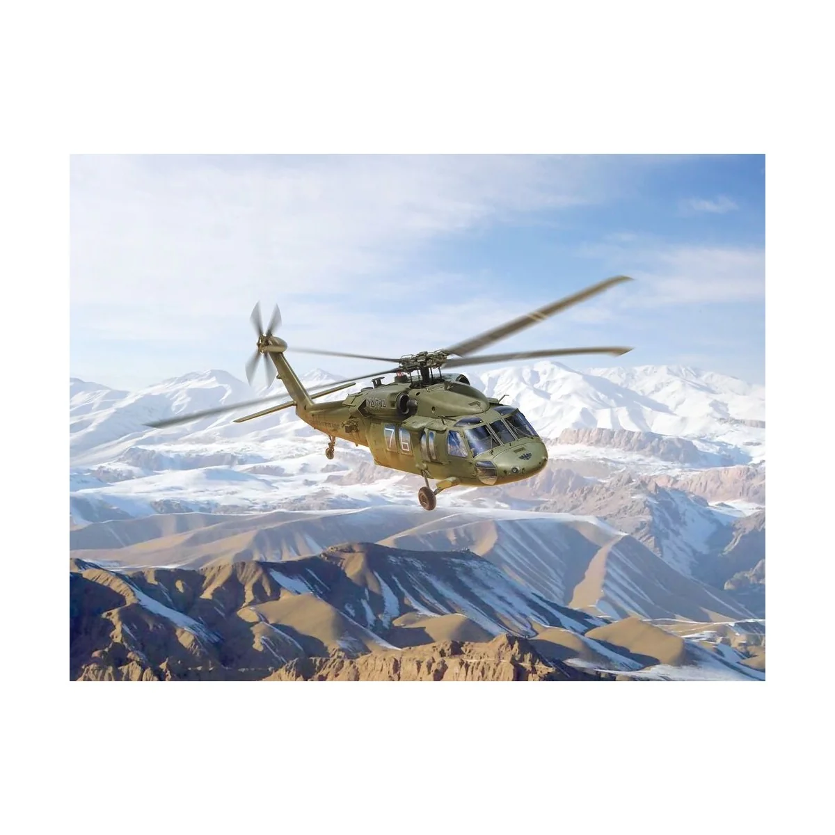 UH-60A Black Hawk, US Military Transport Helicopter, 1/48 - ICM 48361