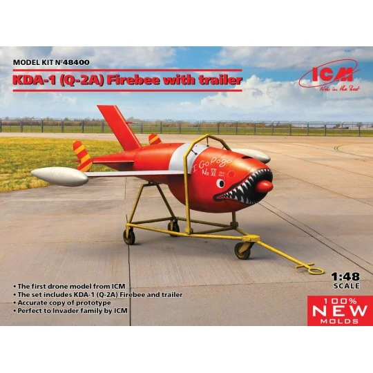 Q-2A (KDA-1) Firebee with trailer (1 airplane and trailer), 1/48 - ... Q-2A (KDA-1) Firebee with trailer (1 airplane and trailer), 1/48 - ...