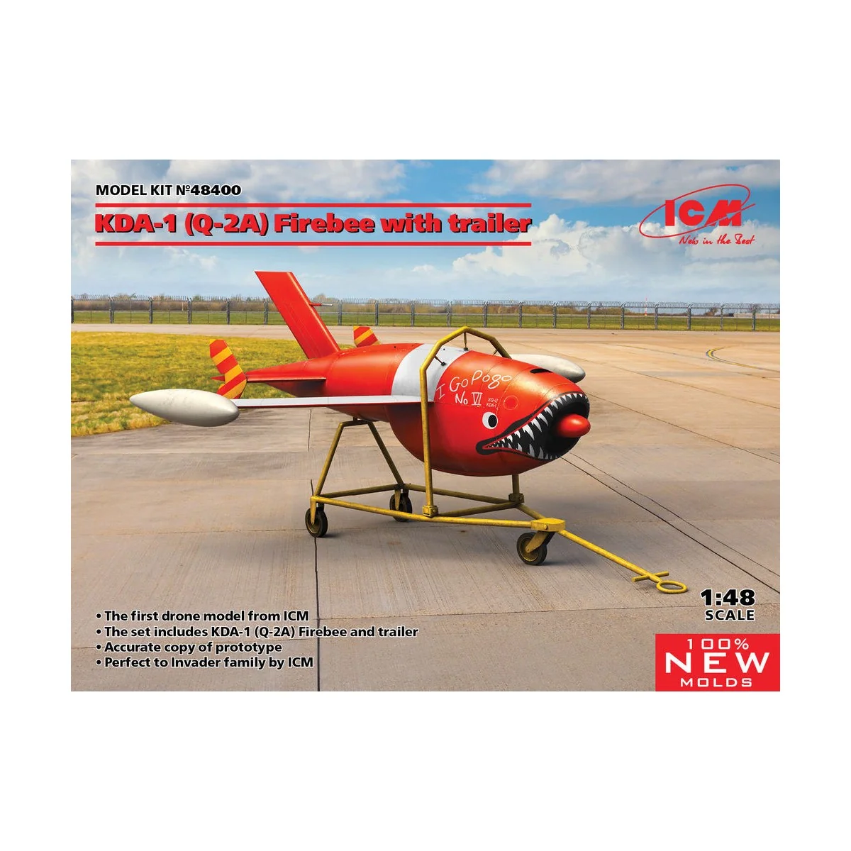 Q-2A (KDA-1) Firebee with trailer (1 airplane and trailer), 1/48 - ... Q-2A (KDA-1) Firebee with trailer (1 airplane and trailer), 1/48 - ...