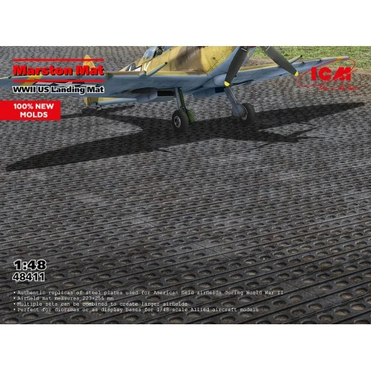 Marston Mat, WWII US Landing Mat (100% new moulds) - ICM 48411