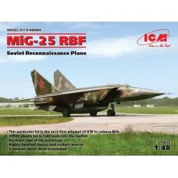 MiG-25 RBF, Soviet Reconnaissance Plane - ICM 48904