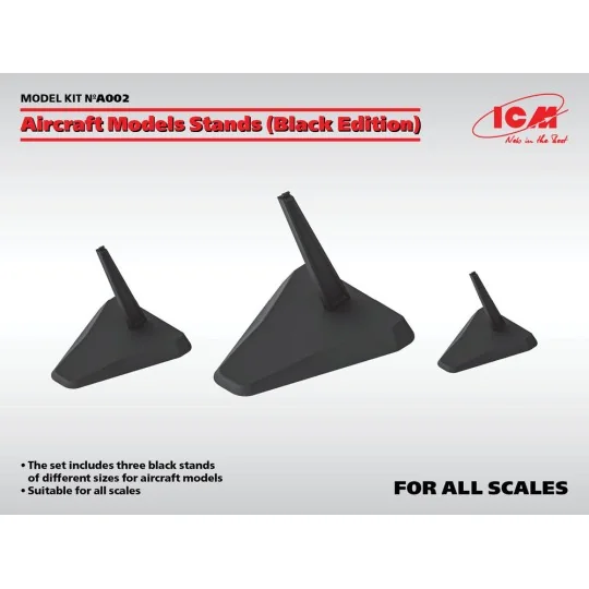 Aircraft Models Stands (Black Edition)(for 1:144, 1:72, 1:48 und 1:... Aircraft Models Stands (Black Edition)(for 1:144, 1:72, 1:48 und 1:...