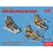 WWII Allies Pilots in the cockpit (British,Amarican,Soviet)(100%new...