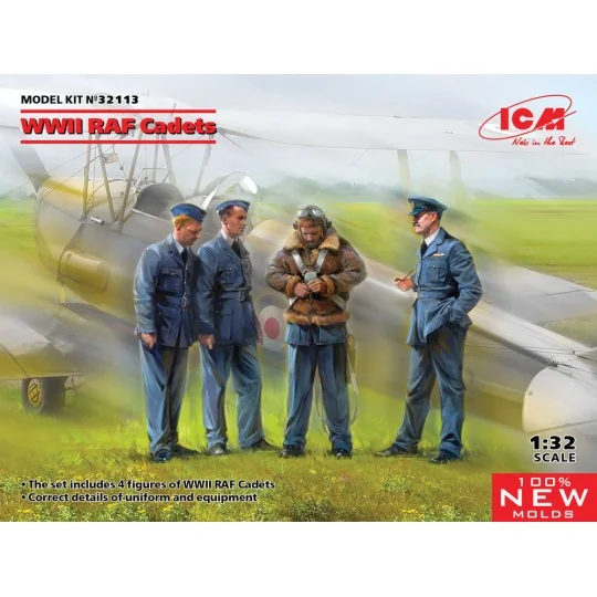 WWII RAF Cadets (100% new molds), 1/32 - ICM 32113