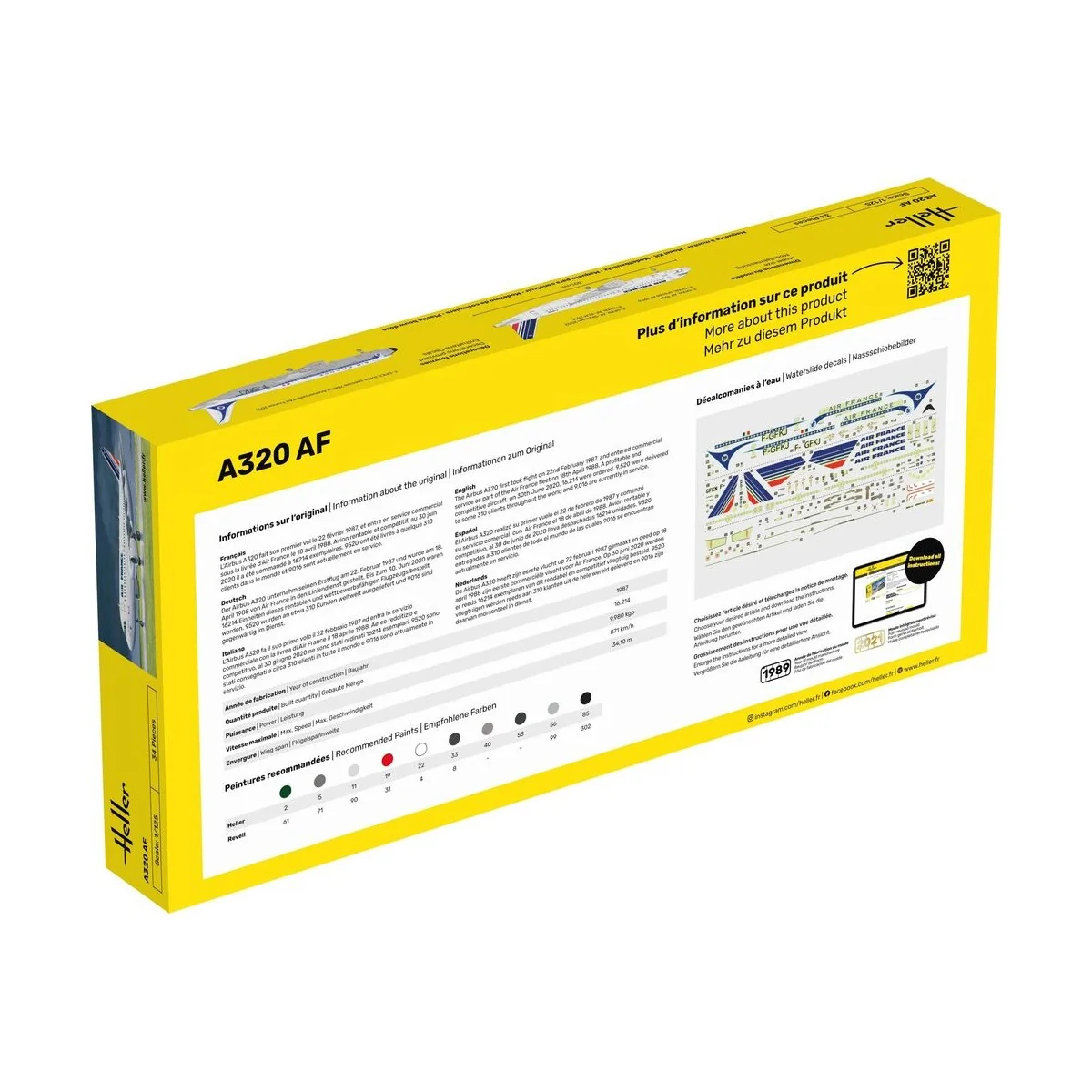 STARTER KIT A320 AF - Heller 56448