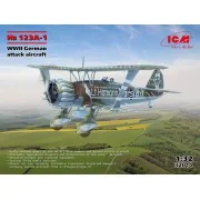 Hs 123A-1, WWII German attack aircraft (100% new molds), 1/32 - ICM...