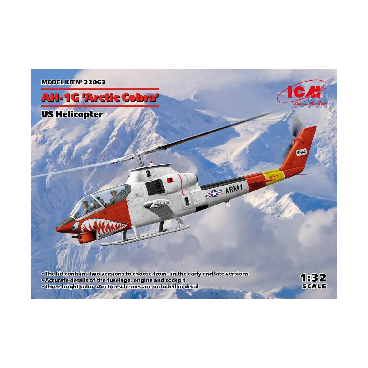 AH-1G 'Arctic Cobra', US Helicopter, 1/32 - ICM 32063
